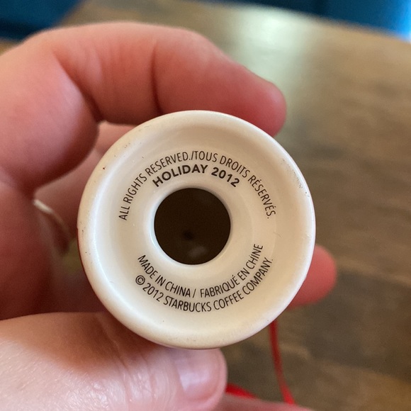 Starbucks 2012 Ceramic Coffee Cup Ornament - Picture 2 of 6